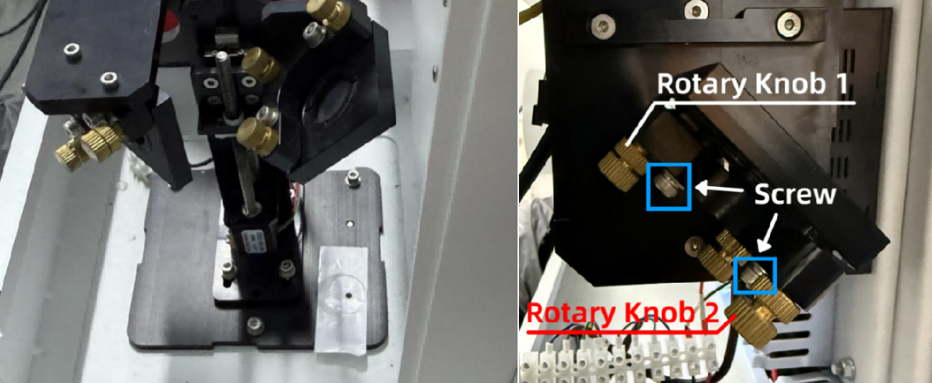 Through-hole alignment test on Optical Mirror 2