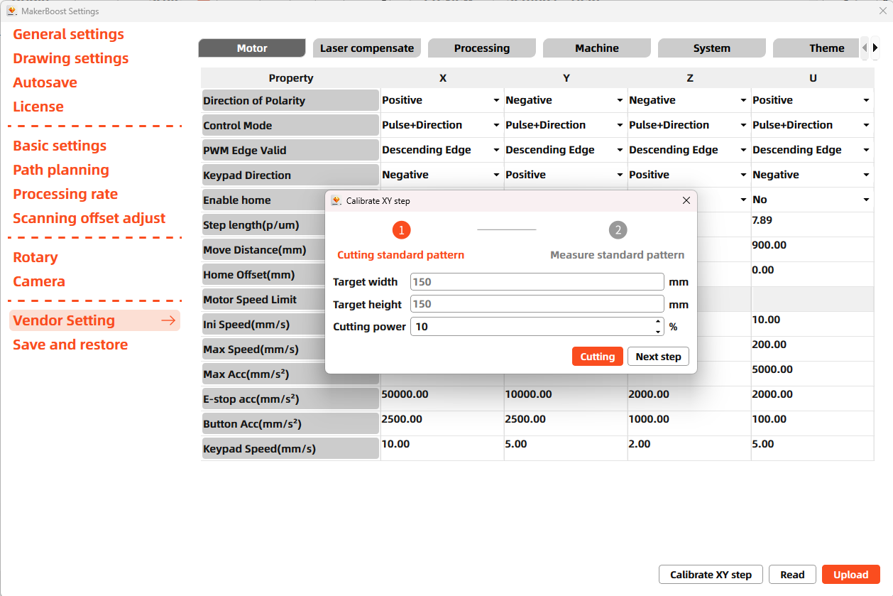 MakerBoost XY step calibration tool