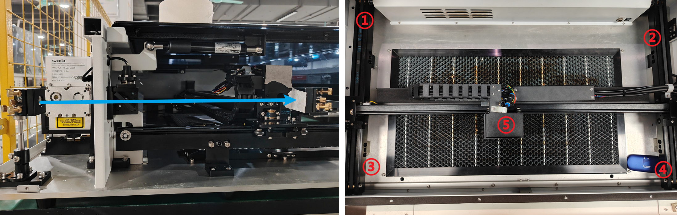Optical Mirror 2 tape test for alignment