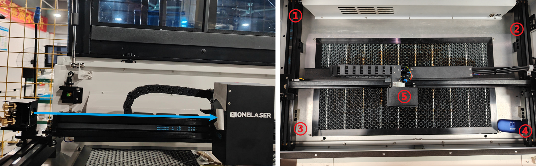 Optical Mirror 3 tape test for alignment