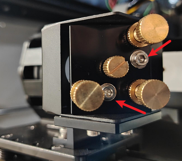 Optical Mirror 2 screw lock nuts