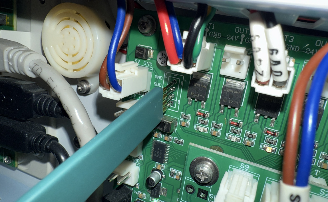 TL-Timer board connection port for firmware update