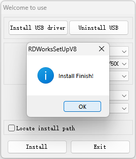 RDWorks main interface