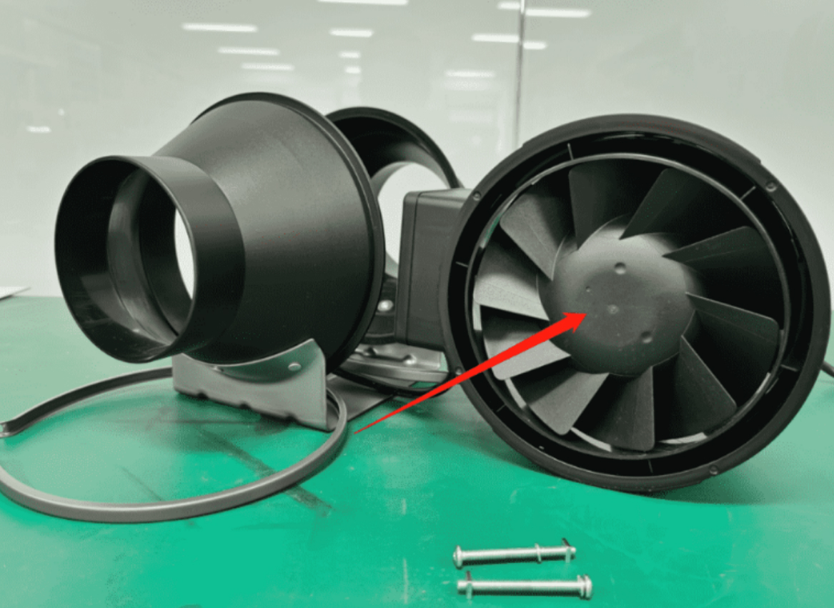 Cleaning the Hydra Series exhaust fan air intake