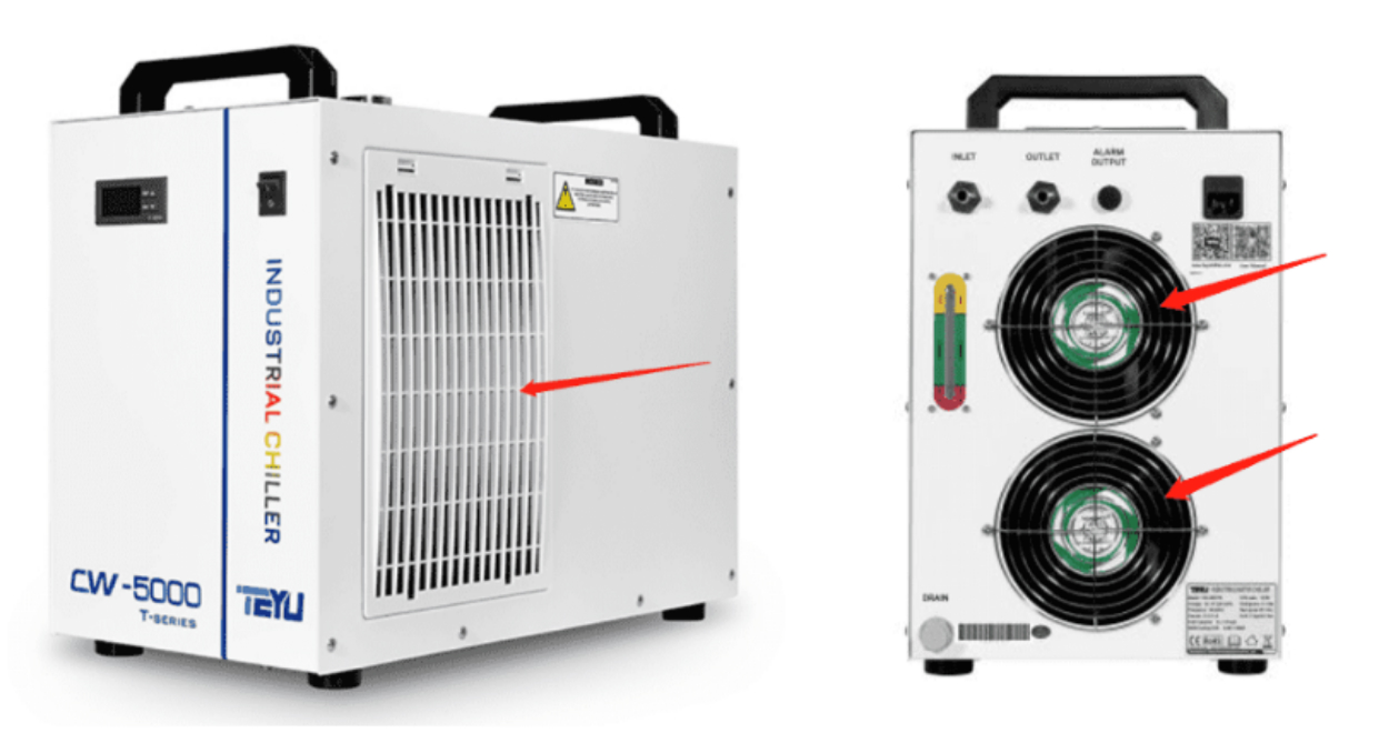 Hydra Series external chiller cleaning and dust removal