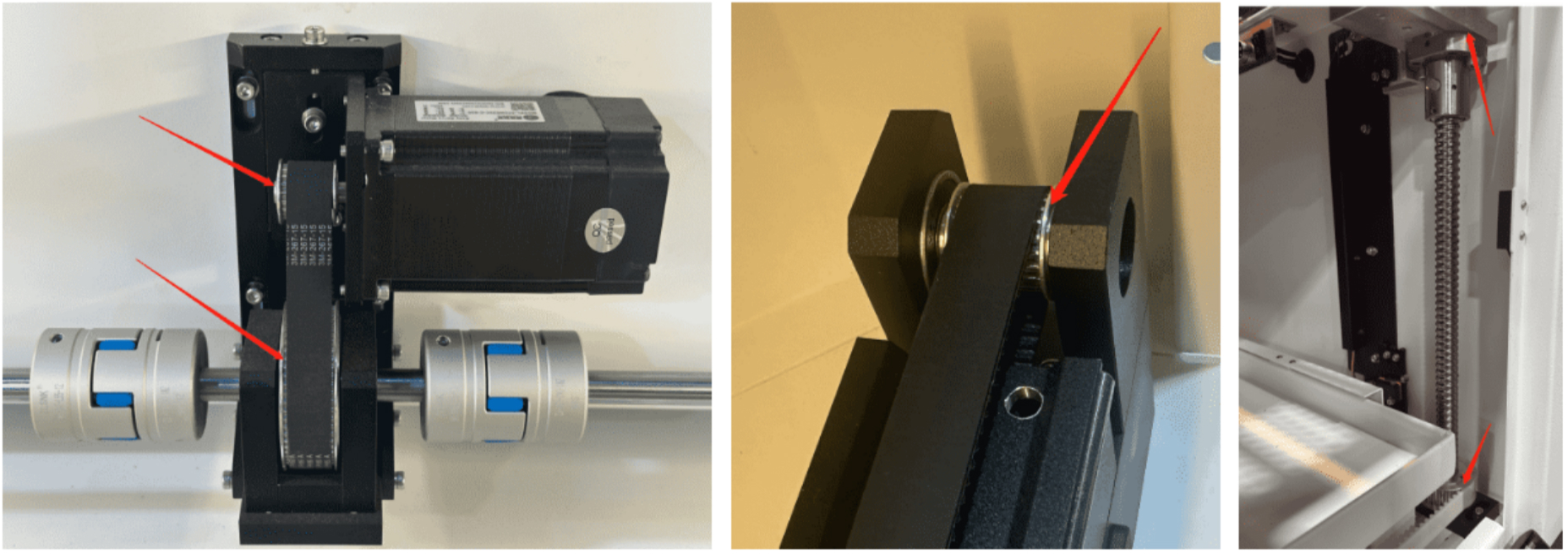 Hydra Series laser gears inside the machine