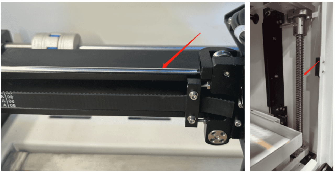 Hydra Series laser linear rails cleaning example 1