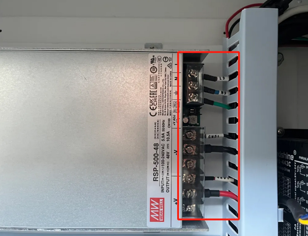 Remove RF tube power supply wiring