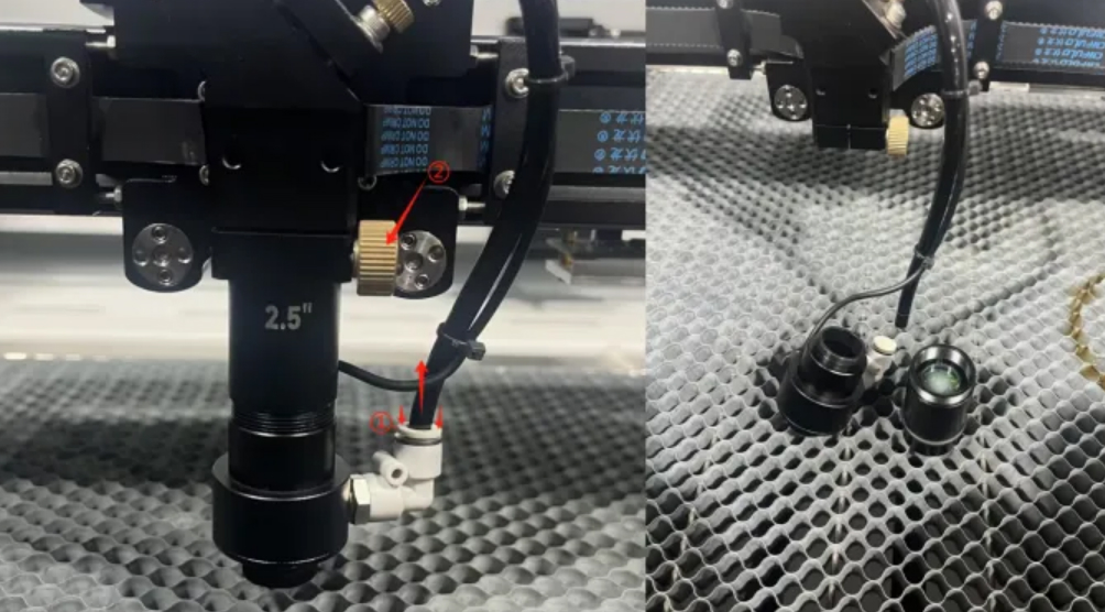 Removing the laser head module and mirror tube assembly