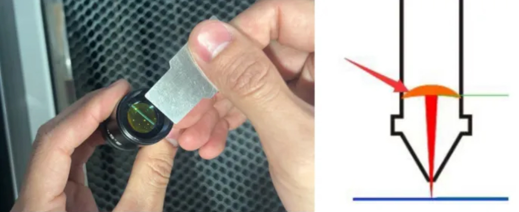 Correct convex-side-up orientation for focusing mirror installation