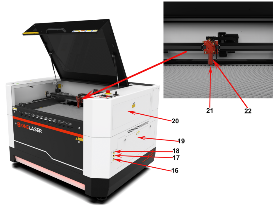 Hydra side and connector components