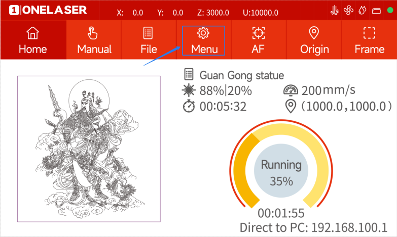 Hydra dual laser source check