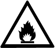 Fire hazard icon