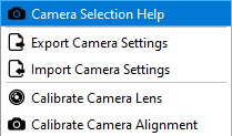 Import camera settings option in LightBurn