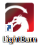 Lightburn desktop icon after installation