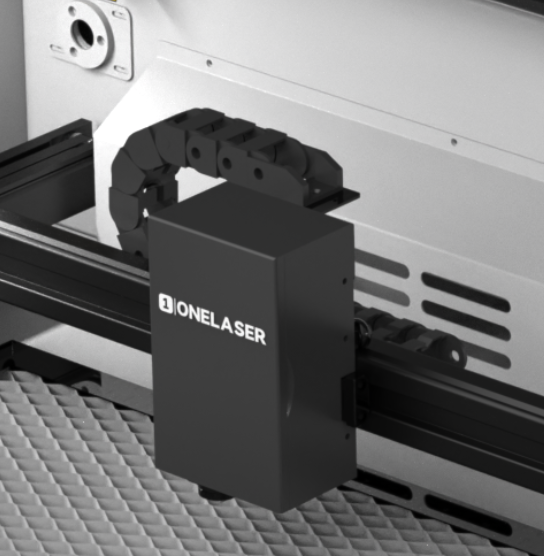 Reinstall laser head covers after air pipe adjustment