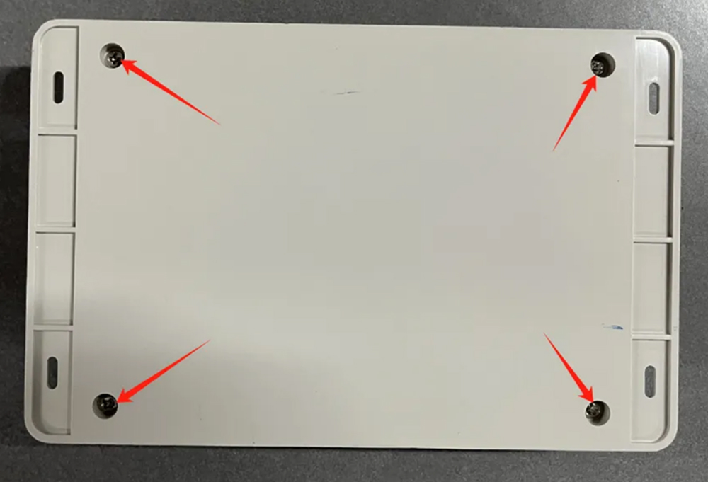 Removing protective casing from new control board