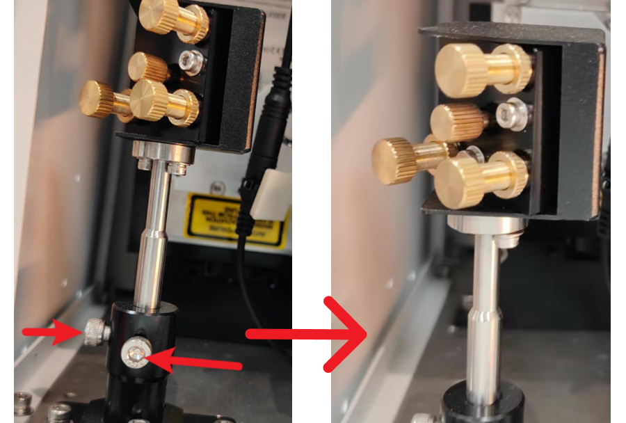 Adjusting reflective frame for light alignment