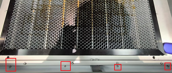 Front cover screw removal process