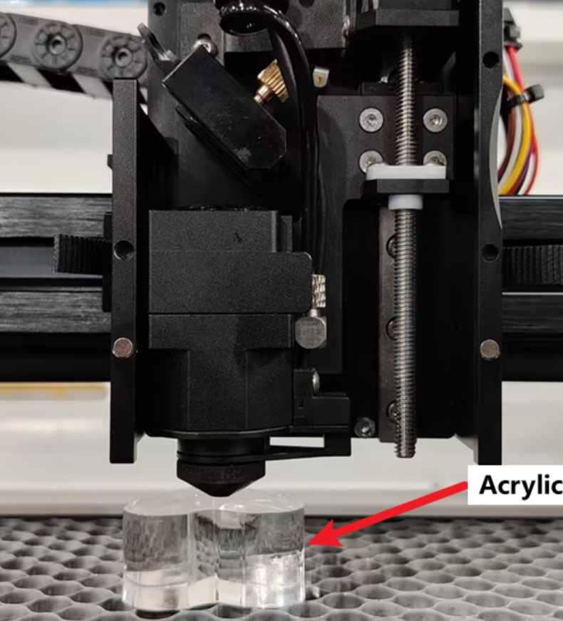 Checking laser vertical cutting alignment