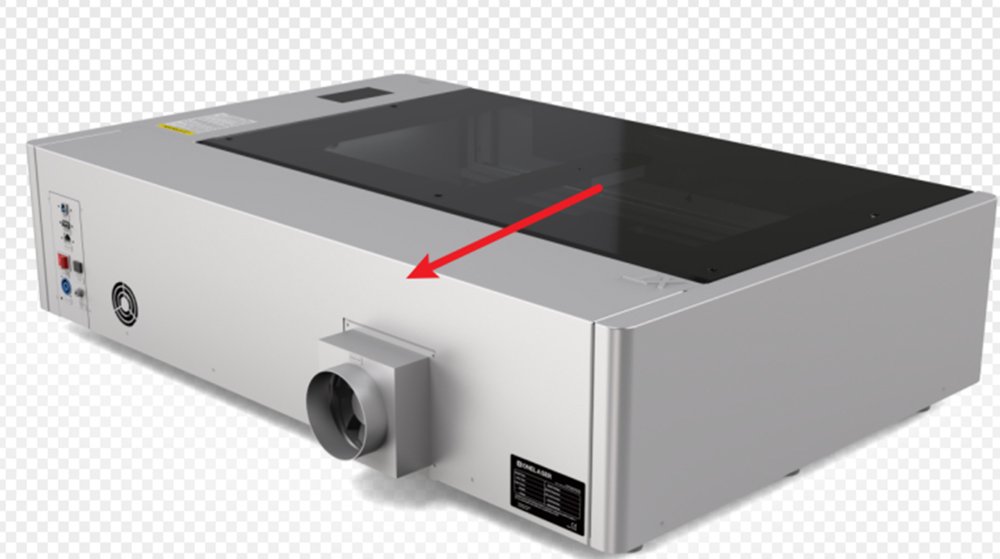 Removing screws from OneLaser XT back cover