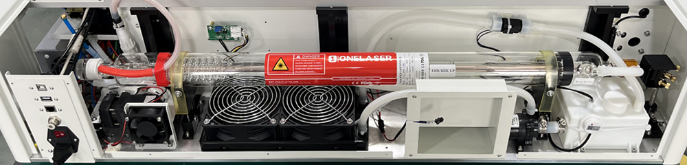 OneLaser XT back panel fully removed