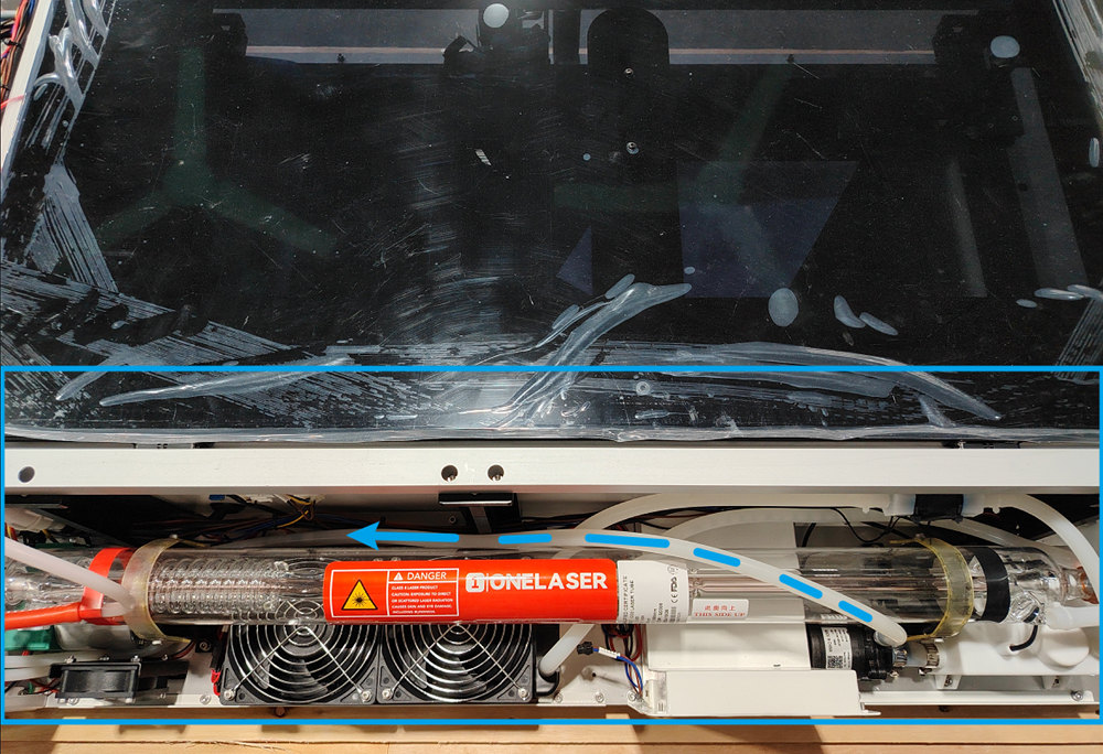 Tightening water filler cap on OneLaser XT older model