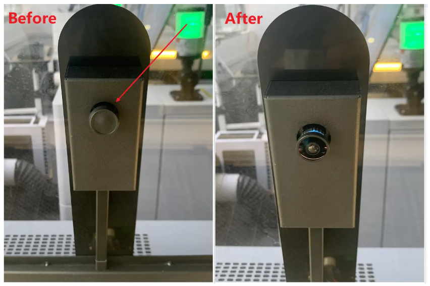 Remove protective cover from camera