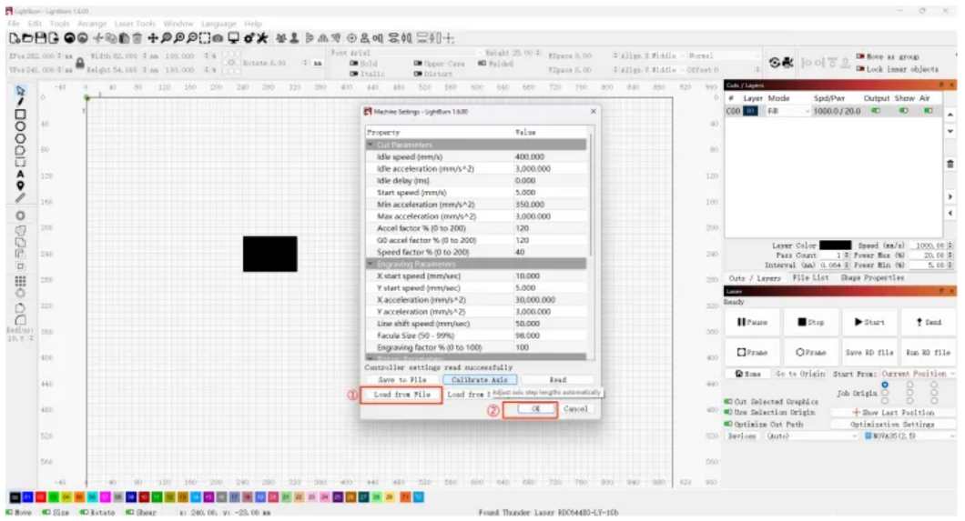 Reload saved settings after rotary use