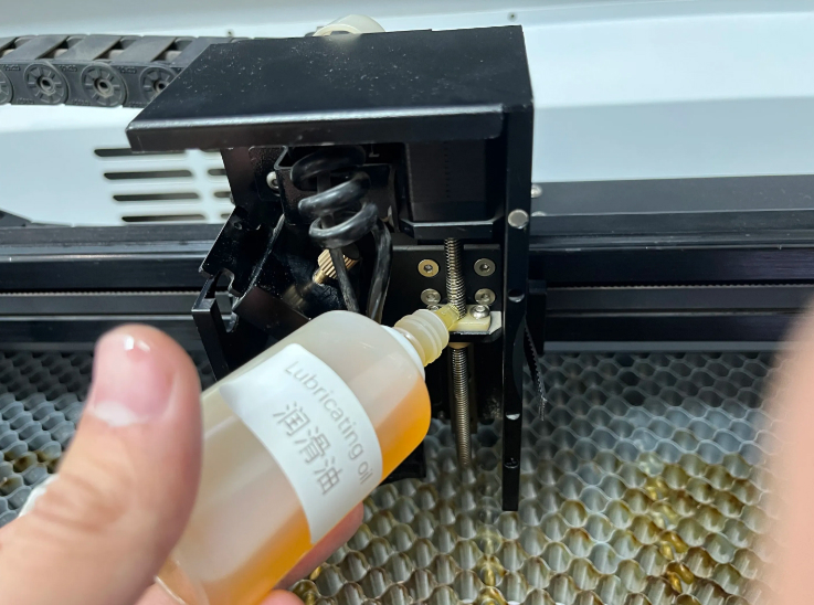 Do not use excessive lubricant, as this can attract dust and dirt