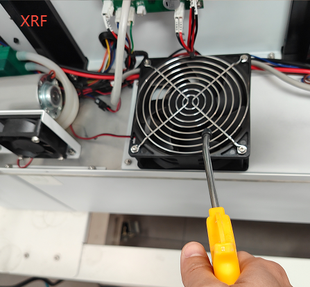 Cleaning the X Series cooling fan grill
