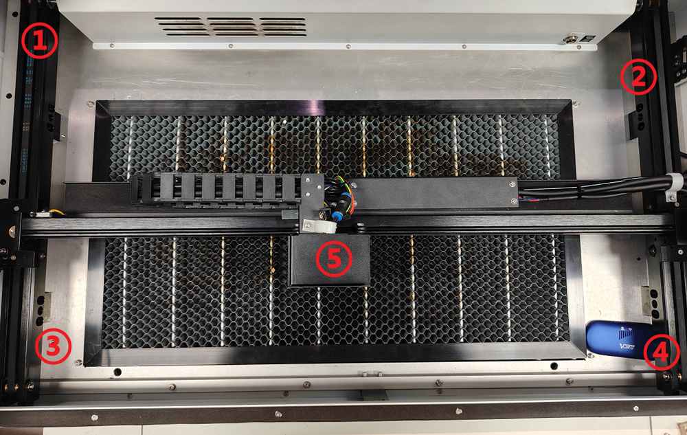 Laser optical path deviation during cutting