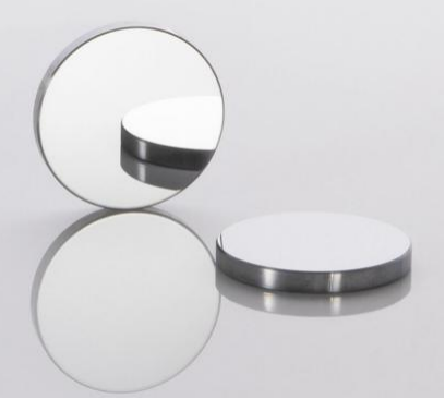 Close-up of X Series laser mirror and lens components