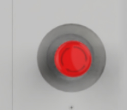 laser machine showing power-off state