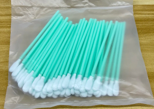 Cotton swabs for cleaning laser lens