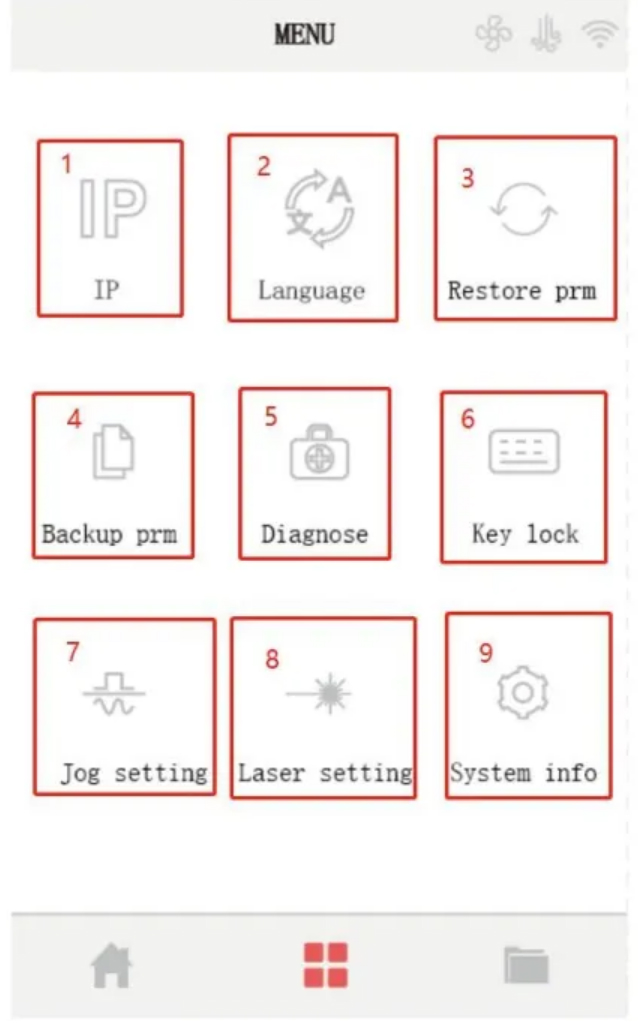 Touchscreen Function Introduction